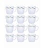 Opal Glass 12pcs Tea/Coffee Mug Set