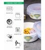 Opal Glass 2pcs Storage Container Set with Lid