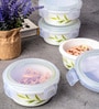 Opal Glass 4pcs Storage Container Set with Lid
