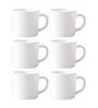 Opal Glass 6pcs Tea/Coffee Cup Set