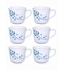 Opal Glass 6pcs Tea/Coffee Mug Set