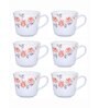 Opal Glass 6pcs Tea/Coffee Mug Set