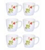 Opal Glass 6pcs Tea/Coffee Mug Set