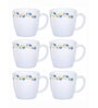 Opal Glass 6pcs Tea/Coffee Mug Set