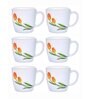 Opal Glass 6pcs Tea/Coffee Mug Set
