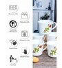 Opal Glass 6pcs Tea/Coffee Mug Set