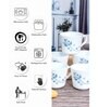 Opal Glass 6pcs Tea/Coffee Mug Set