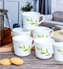 Opal Glass 6pcs Tea/Coffee Mug Set
