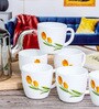 Opal Glass 6pcs Tea/Coffee Mug Set