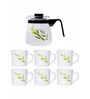 Opal Glass 7pcs Coffee Set