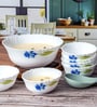 Opal Glass 7pcs Pudding Bowl Set