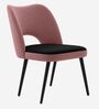 Opal Modern Dining Chair In Pink Colour