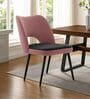 Opal Modern Dining Chair In Pink Colour
