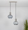 Opaline Blue Glass Globe Single Light Hanging Light