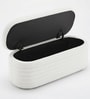 OpalRest Boucle Fabric  With Storage In White Colour