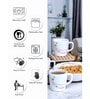 Opalware Regalia Gift Set of 4pcs Ricca Mug & 1pc Multipurpose Bowl