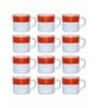 Opalware Solitaire Tea/Coffee Mug (Set of 12pcs)