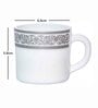 Opalware Solitaire Tea/Coffee Mug (Set of 12pcs)