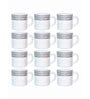 Opalware Solitaire Tea/Coffee Mug (Set of 12pcs)