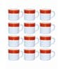 Opalware Solitaire Tea/Coffee Mug (Set of 12pcs)