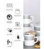 Opalware Solitaire Tea/Coffee Mug (Set of 6pcs)