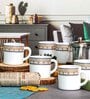 Opalware Solitaire Tea/Coffee Mug (Set of 6pcs)