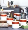 Opalware Solitaire Tea/Coffee Mug (Set of 6pcs)