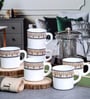 Opalware Tea/Coffee Mug Set of 12pcs