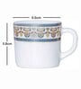 Opalware Tea/Coffee Mug Set of 12pcs