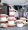 Opalware Tea/Coffee Mug Set of 12pcs