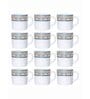 Opalware Tea/Coffee Mug Set of 12pcs