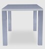 Opera 4 Seater Dining Table in White & Grey Finish