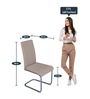 Opera Dining Chair in Beige Colour Set of 4