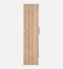 Opera 2 Door Wardrobe In Oak & Frosty White Finish With Hidden Storage