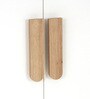 Opera 2 Door Wardrobe In Oak & Frosty White Finish With Hidden Storage