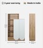 Opera Bookcase In Light Walnut & Frosty White Colour Opera Bookcase In Light Walnut & Frosty White Colour