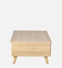 Opera Coffee Table In Light Walnut & Frosty White Colour Opera Coffee Table In Light Walnut & Frosty White Colour