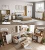 Opera Coffee Table In Light Walnut & Frosty White Colour Opera Coffee Table In Light Walnut & Frosty White Colour