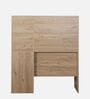 Opera Luxury Dresser In Light Walnut & Frosty White Colour