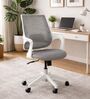 Opera Medium Back Office Chair In White Color