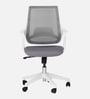 Opera Medium Back Office Chair In White Color