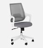 Opera Medium Back Office Chair In White Color