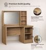 Opera Study Table In Light Walnut & Frosty White Colour Opera Study Table In Light Walnut & Frosty White Colour
