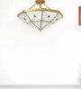 Ophelia Glass And Brass Pendant Light