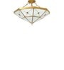 Ophelia Glass And Brass Pendant Light