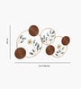 Ophelia Round Metal Wall Art With Wood