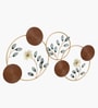 Ophelia Round Metal Wall Art With Wood