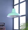 Bezel Green Metal Hanging Light