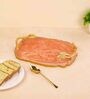 Opoxy Pink & Gold Opoxy Rectangle Serving Trays