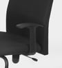 Optima Fabric Cantilever Chair in Black Colour